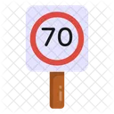 70 Geschwindigkeit  Symbol