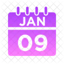 Jan Week Time Icon