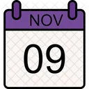 9 November Month November Icône