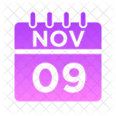 Nov Week Time Icon