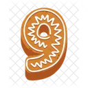 9 Number Cookies Cookies Biscuit Icon