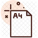 A 3 Size Print  Icon