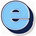 A Letter E Alphabet Symbol