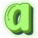 A Letter A Alphabet Icon