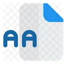 Aa File  Icon