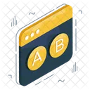 Ab Test Comparison Test Split Testing Symbol