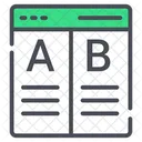 Ab Testing Usability Testing Comparing Method Icon