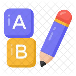 Ab Writing  Icon