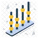 Abacus Totalizer Counting Beads Symbol