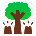 Abholzung Baum Wald Symbol