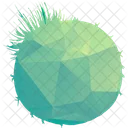 Cactus Polygonal Geometric Icon