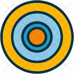 Abstract Shapes With Circle  Icon