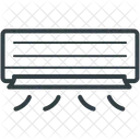 エアコン、スプリット、エア アイコン