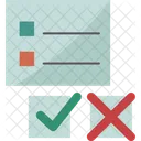 Acceptance Testing Verifying Icon