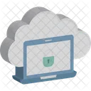 Access Control Cloud Cloud Access Security Cloud Computing Concept Icon