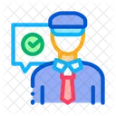 Access Policeman Security Icon