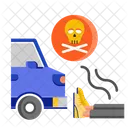 Accidental Death Dismemberment Car Crash Icon