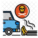 Accidental Death Dismemberment Car Crash Icon