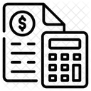 Finance Report Business Report Tax Report Icône