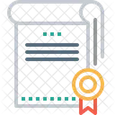 実績、証明書、認証 アイコン