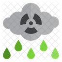 Acid Rain Co 2 Cloud Pollution Icon