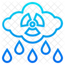 Acid Rain Co 2 Cloud Pollution Icon