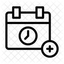 Calendar Date Add Icon