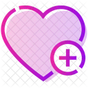 Valentine Day Add Heart Icon