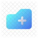 Folder Digital Add Icon