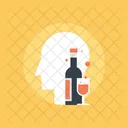 Addiction Alcohol Bottle Icon