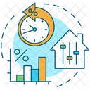 Mortgage Adjustable Loan Icon