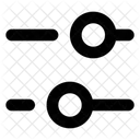 Adjustment Slider Horizontal Icon