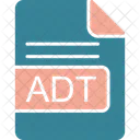 Adt File Format Icono