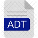 Adt Archivo Formato Icono