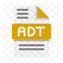 Adt Datei Dokument Symbol