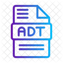 Adt Datei Dokument Symbol