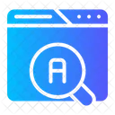 Advance Search Loupe Magnifying Glass Icon