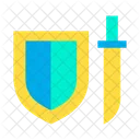 Adventure Game Blade Shield Icon