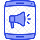 Anouncement Megaphone Dual Ton Icon アイコン