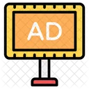 Advertisement Board Billboard Hoarding Icon