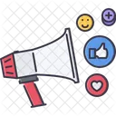 Advertising Horn Social Icon