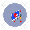 Advertising Magnet  Icon