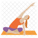 Aerobics Stretch Muscle Workout Icon