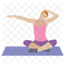 Aerobics Stretch Muscle Workout Icon