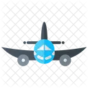 Icono De Avion Simbolos De Viajes Aereos Emblemas De Aventuras De Aviacion Icono