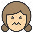 Afraid Emotion Face Icon