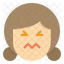 Afraid Emotion Face Icon