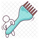 Afro Comb  Icon