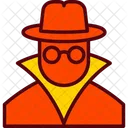 Agent Businessman Glasses Icon