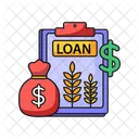 Agriculture loan  Icon